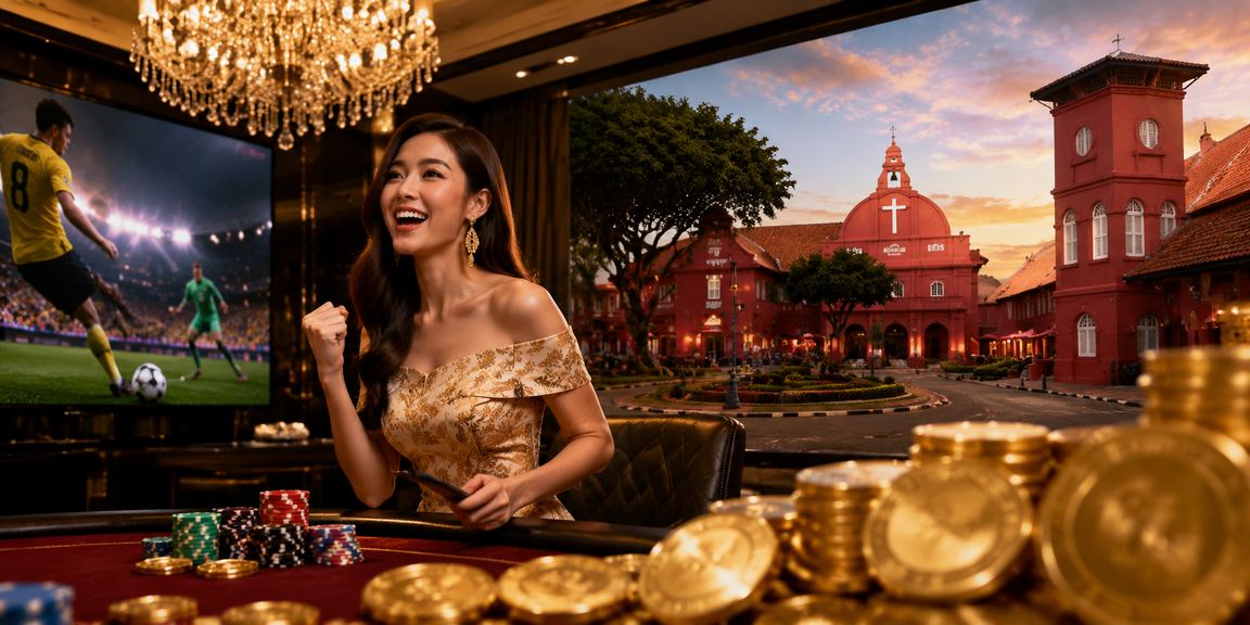 Mobile VIP betting experience in Melaka with a modern interface